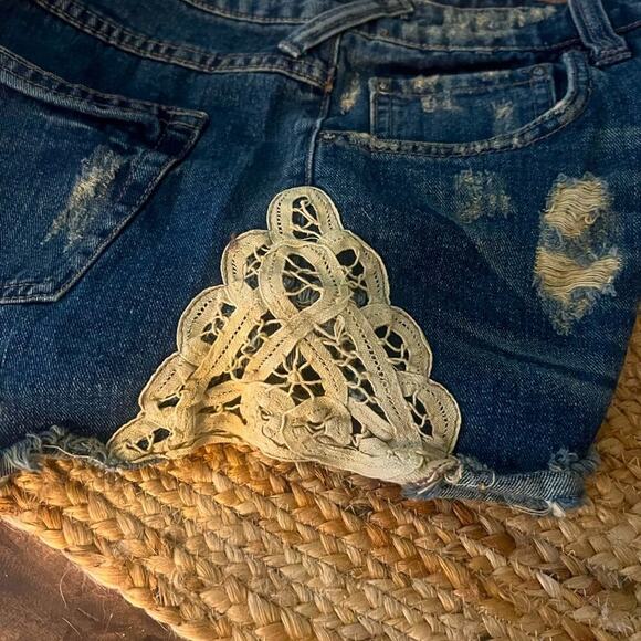 Free People Lacey Denim Cutoff Shorts - Picture 4 of 4